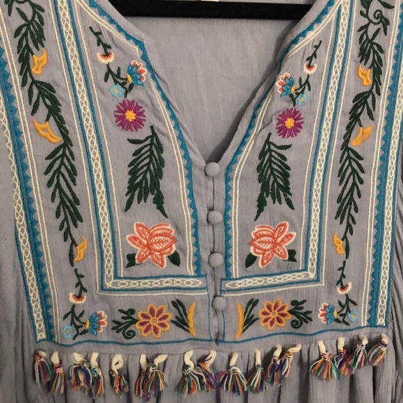 Embroidered Summer Dress - Picture 3 of 3